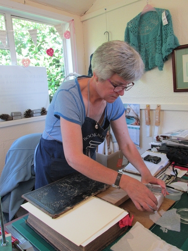 Helen Golding Miller independent freelance bookbinder and conservator